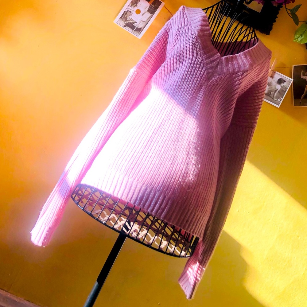 Pink sweater